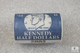 US MINT UNC $10 roll of Kennedy Half Dollars - 2005-D