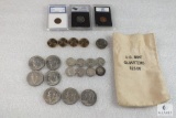 Coin collector starter kit - mixed lot of coinage including silver