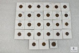 Lot of (27) 1929-S Wheat Cents