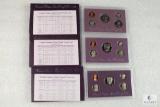 1989 and 1999 US Mint proof coin sets