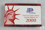 2000 US Mint silver proof set