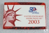 2003 US Mint silver proof set