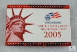 2005 US Mint silver proof set