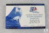 2005 US Mint 50 quarters proof set