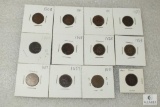 Mixed lot of Indian Head cents and Flying Eagle cents