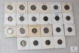 Mixed lot of (22) Jefferson nickels