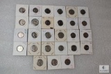 Lot of (27) mixed Jefferson nickels