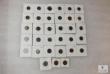 Lot of (33) mixed Indian Head cents