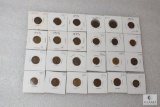 Lot of (24) 1937-S Lincoln wheat cents
