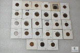 Lot of (27) 1938 Lincoln wheat cents
