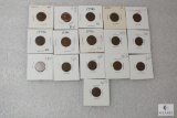 Lot of (16) 1938-D Lincoln wheat cents