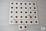 Lot of (32) 1940-S Lincoln wheat cents