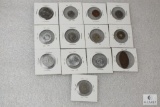 Group of (13) mixed foreign coins and tokens