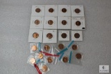 Large lot of mixed UNC Lincoln Memorial cents