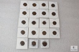 Lot of (19) 1924-S Lincoln wheat cents