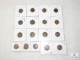 Lot of (17) 1917-D Lincoln wheat cents