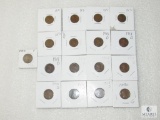 Lot of (17) 1918-D Lincoln wheat cents