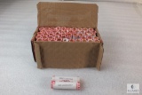 Box of (50) rolls of UNC Lincoln Memorial cents - many Birth and Log Cabin