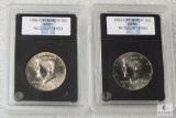 1998-P and 2003-D Kennedy half dollars