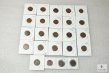 Lot of (24) 1921-S Lincoln wheat cents