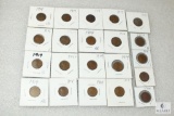 Lot of (21) 1914 Lincoln wheat cents
