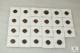 Lot of (23) mixed Lincoln wheat cents