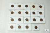 Lot of (19) 1929 Lincoln wheat cents