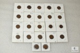 Lot of (22) 1911 Lincoln wheat cents