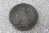 1853 Seated Liberty quarter - with arrows