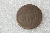 1864 2-cent piece - Civil War era