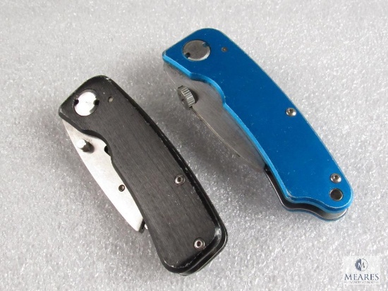 Lot of 2 Razor Blade Folder Utility Knives Superknife SK