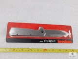 NEW Kershaw Passage folding knife 3.5in. Steel Blade, with pocket clip and lanyard hole