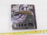 NEW Combat Boot Tool, features 3 common hex wrench sizes, bottle opener & braided paracord lanyard