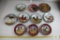 Lot of Decorative Collector Plates - Farmhouse Scenes, Pug, & Rooster