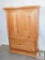 Broyhill Knotty Pine Entertainment Center or Wardrobe Chest with Two Lower Drawers