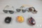 Lot 3 Pairs of Sunglasses and lot of Sunglass Lanyards
