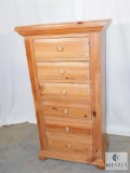 Broyhill Knotty Pine Lingerie Dresser - Six Drawers