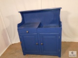 Vintage Wood Wash Bin Wash basin Cabinet