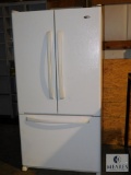 Maytag Amana 25 cubic feet White Refrigerator Side by Side with Pull out Freezer Drawer