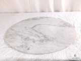 Thick marble - Table-top Oval measuring 33 x 21.5