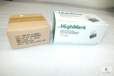 Lot HighMark Foldback Binder Clips & Case of 28mm Paper Clips