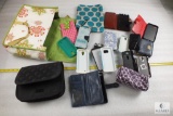 Lot of Ladies Cosmetic Bag, Wallets, Tablets Case and more