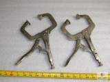 Lot of (2) welding clamps