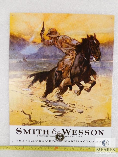Smith and Wesson Tin sign