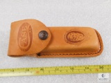 NEW Case Leather embossed knife sheath for large folder