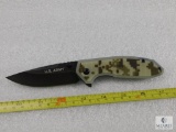 NEW US Army folding knife with pocket clip