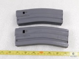 Two 30 round 5.56 AR 15 Rifle mags