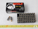 NEW 50 rounds WOLF 9mm Luger ammo, 115 gr., Steel Case