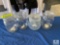 Mixed Lot of 4 - Glass Mason Jars