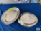 Lot of 4 - Tablecraft Stainless Steel Oval Platters